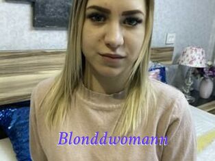 Blonddwomann