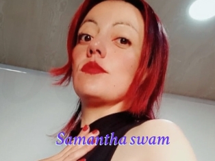 Samantha_swam